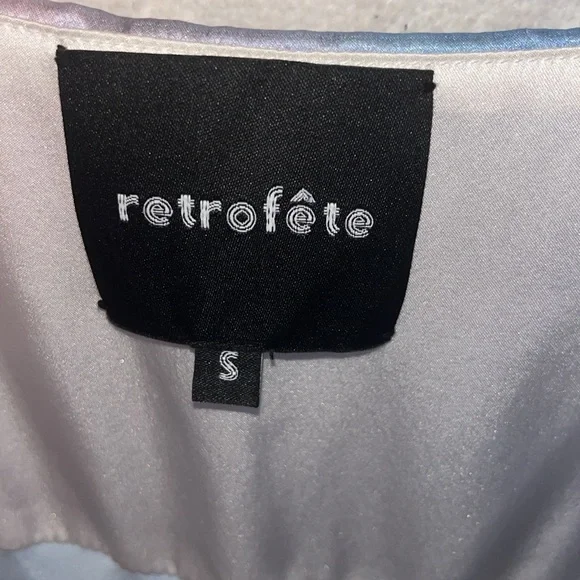 Retrofete Auris Silk Mini Dress - Picture 4 of 7